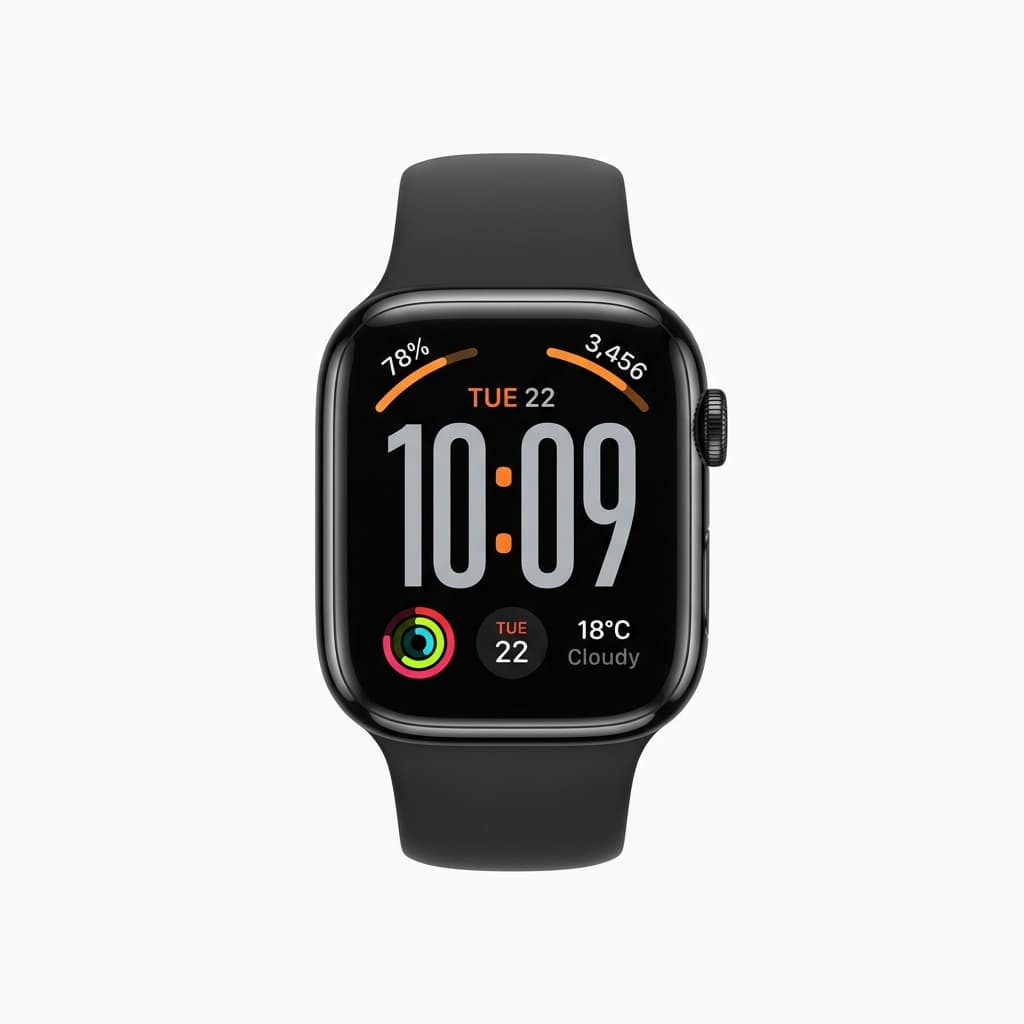 Watch Series 10 GPS 46mm Jet Black Aluminium Case With Black Sport Band